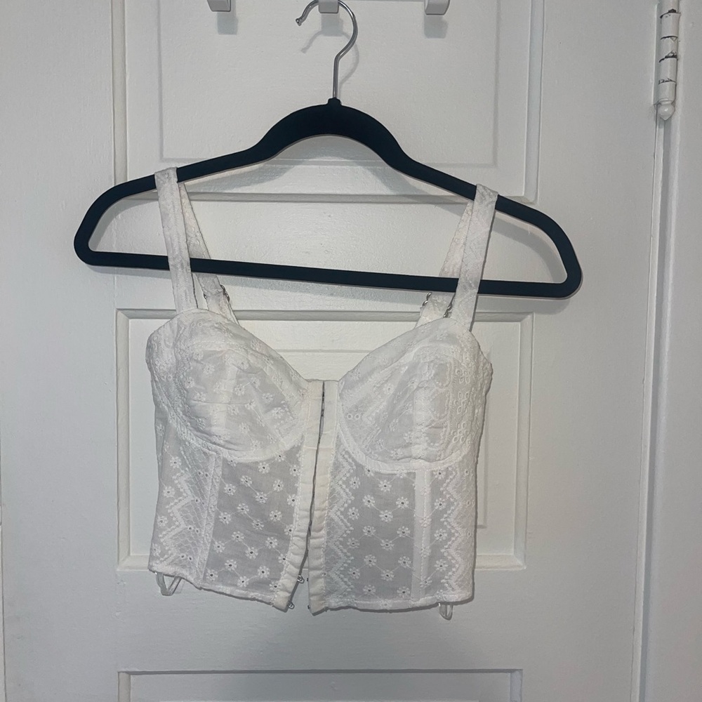 White Corset Top